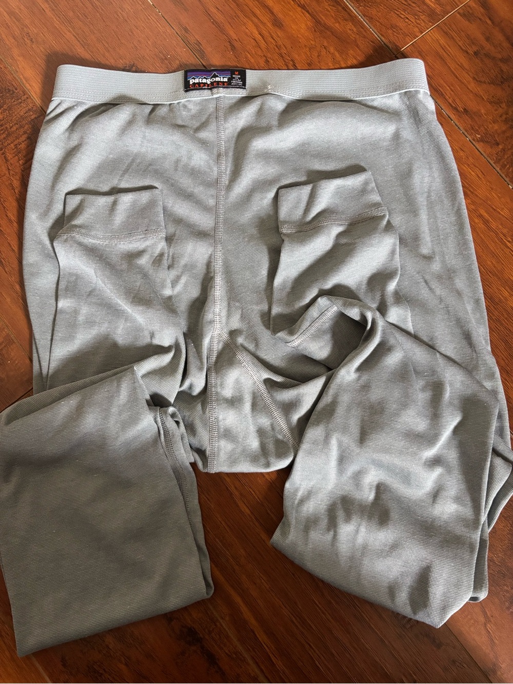 Patagonia Men’s Thermal Long Johns - Light Gray size M USA made